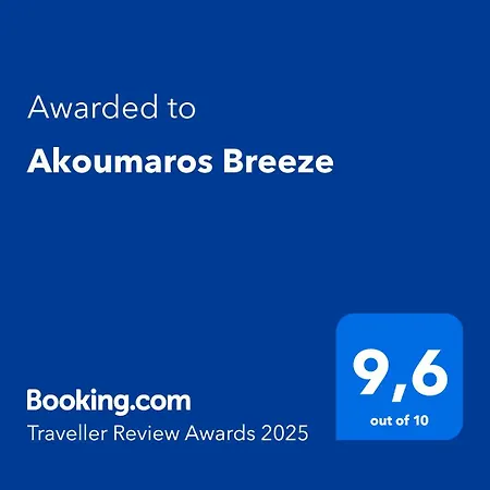 Vakantiehuis Akoumaros Breeze